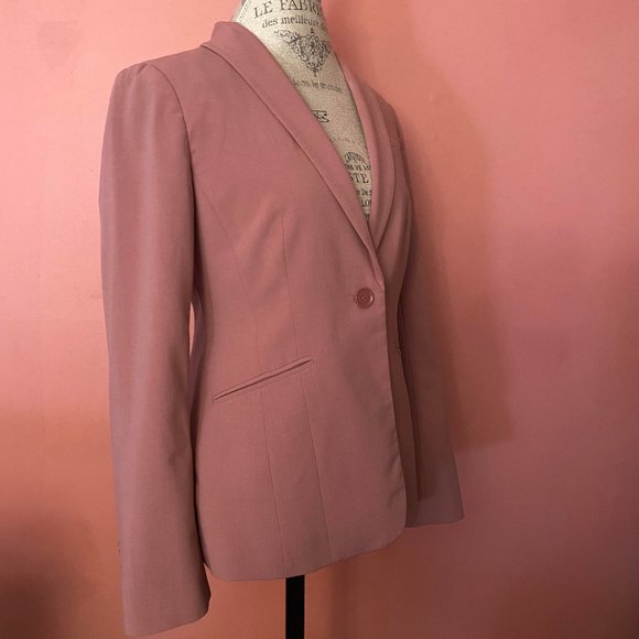 The Limited Jackets & Blazers - Pale Pink Rose One-Button Blazer